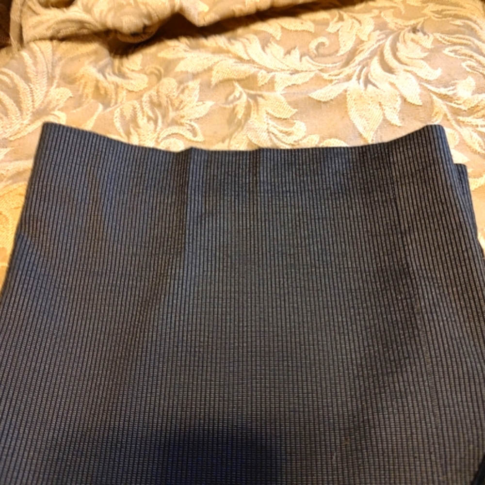 🖤Stunning Vintage Anne Klein Black & White Pinstripe Platinum Slacks Pants - 12 - Picture 3 of 12
